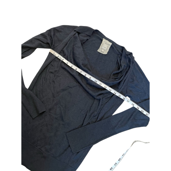 Women's Bench. Dark Blue Cowl Neck Sweater XS Knit Top - Picture 7 of 10